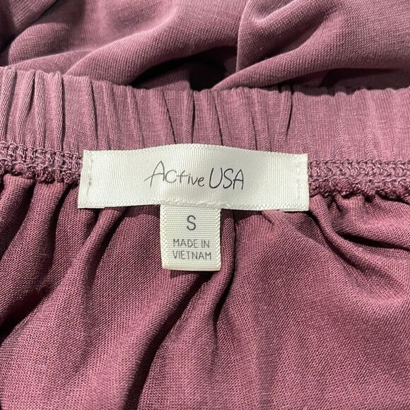 𝅺active USA Pink Bell Sleeve Tunic Top Sz S - Picture 12 of 15